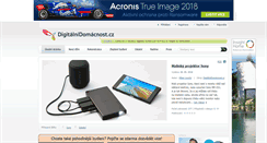 Desktop Screenshot of digitalnidomacnost.cz